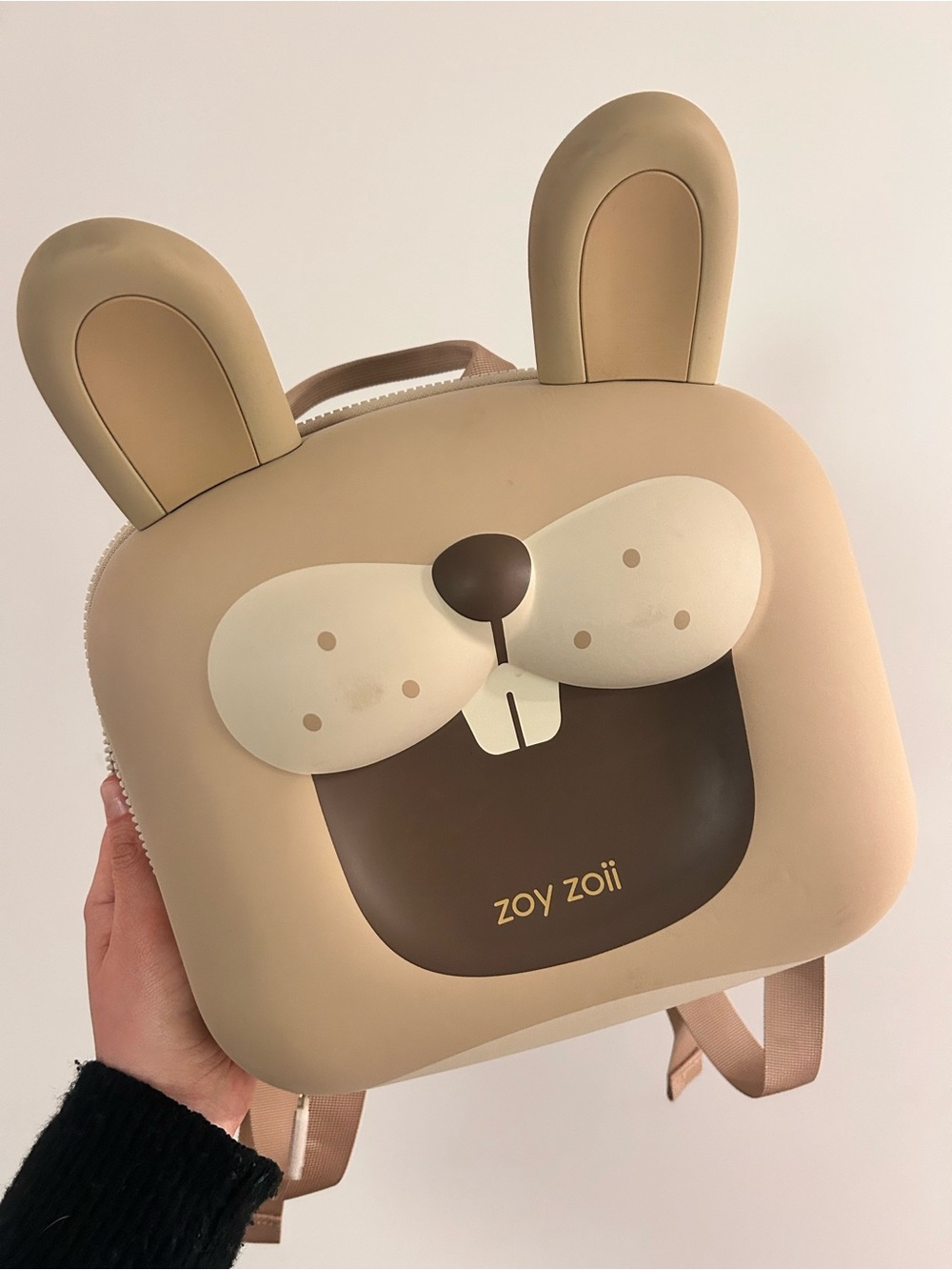 Zoy Zoii Beige Bunny Kids Backpack